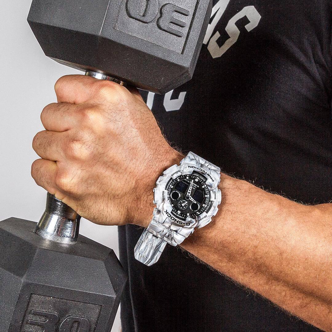 G-Shock Marble Edition Camouflage Series Men&#39;s Watch GA100MM-8A