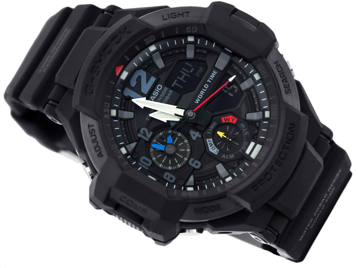 G-Shock Master of G Gravitymaster Black Men&#39;s Watch GA1100-1A1