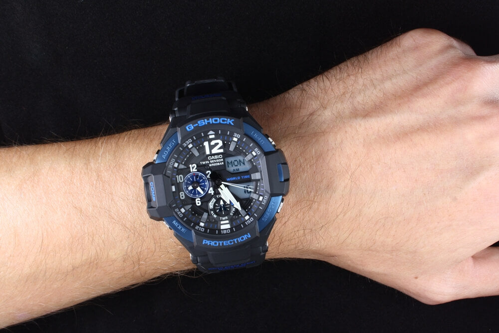 G-Shock Black Dial Resin Men&#39;s Watch GA1100-2B