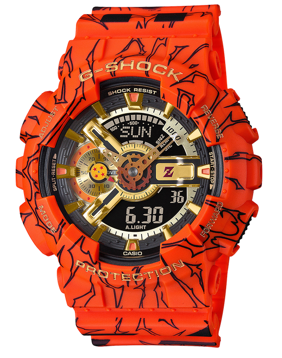 G-Shock Dragon Ball Z Limited Edition Men&#39;s Watch GA110JDB-1A4CR