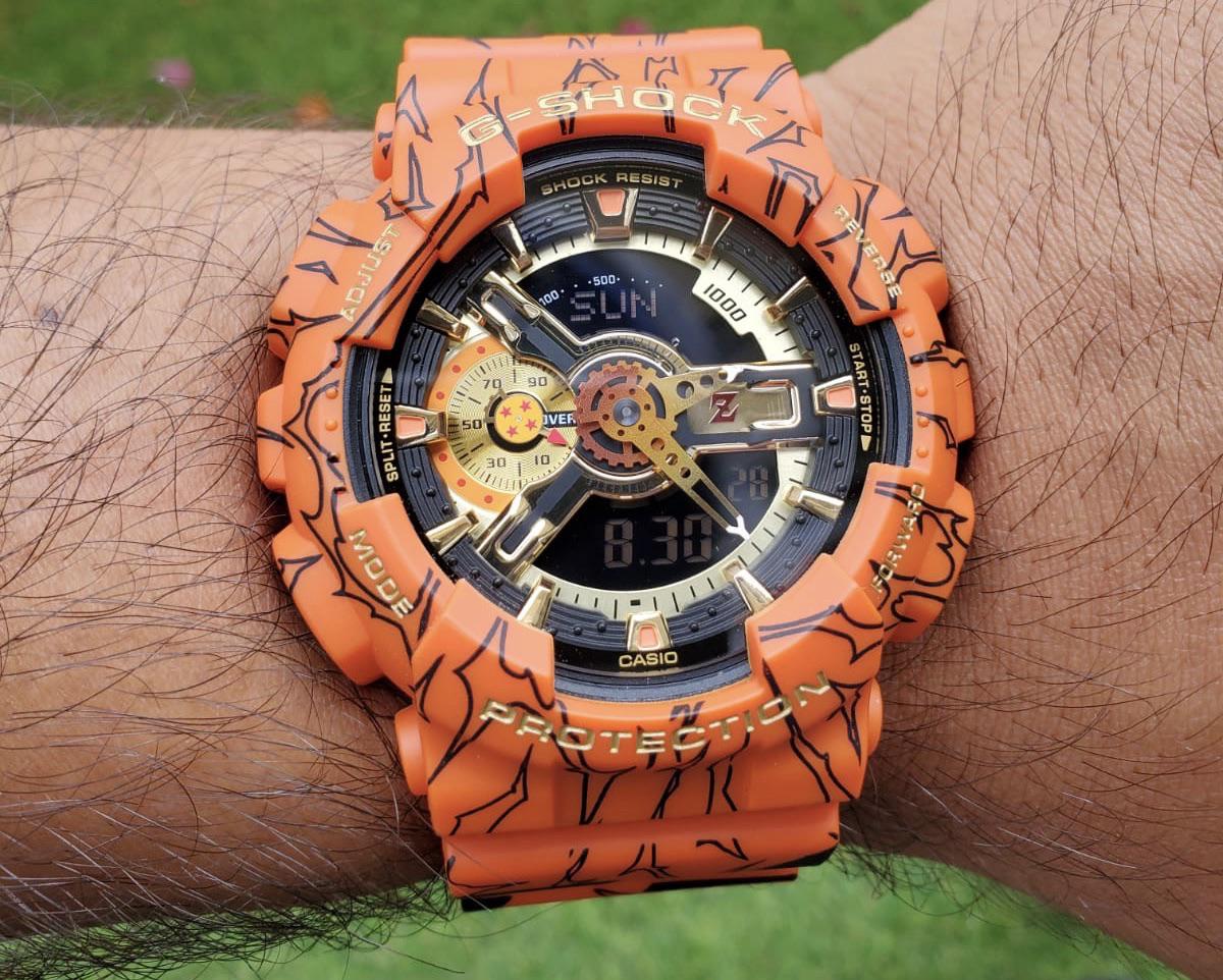 G-Shock Dragon Ball Z Limited Edition Men&#39;s Watch GA110JDB-1A4CR