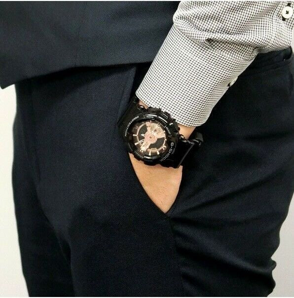 G-Shock Rose Gold/Black Dial Men&#39;s Watch GA110MMC-1A