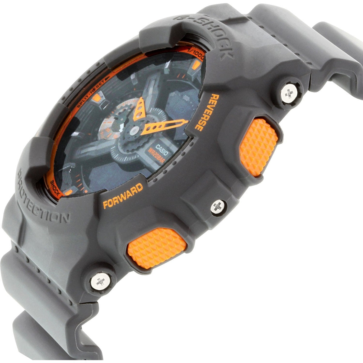 G-Shock Analog-Digital With Grey Resin Band Men&#39;s Watch GA110TS-1A4