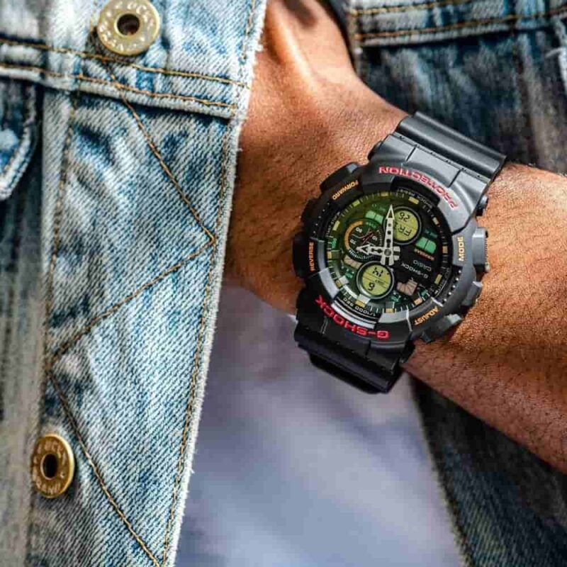 G-Shock Analog-Digital Black Men&#39;s Watch GA140-1A4