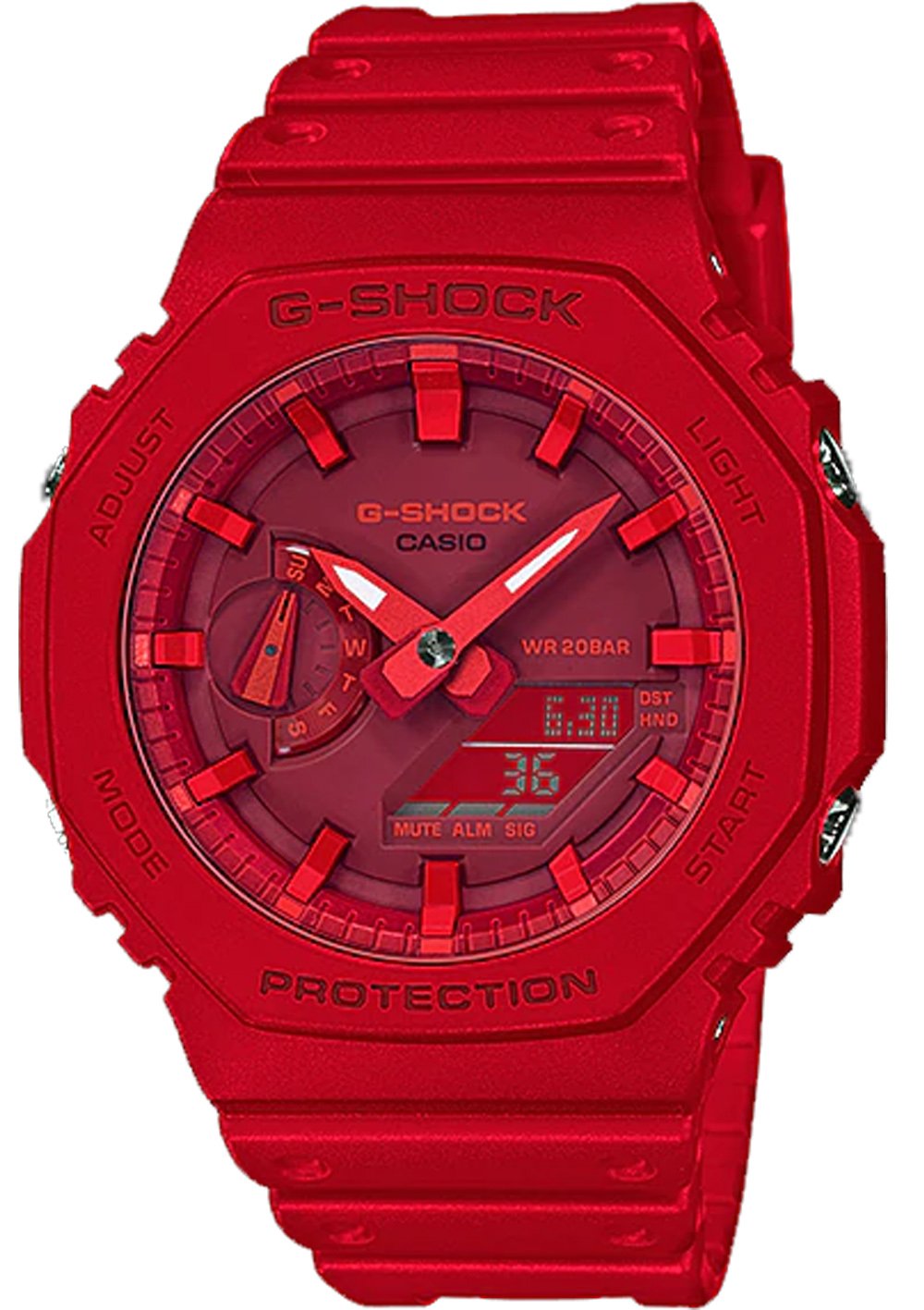 G-Shock Carbon New Square Combi Men&#39;s Watch GA2100-4A