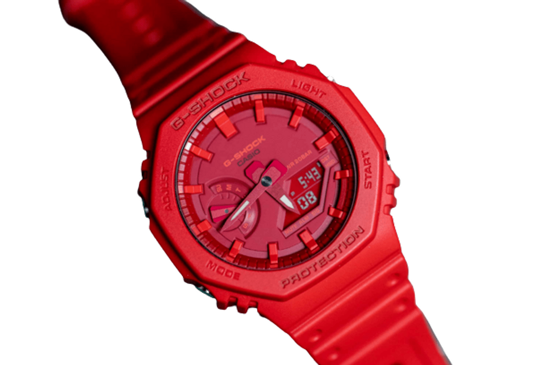 G-Shock Carbon New Square Combi Men&#39;s Watch GA2100-4A