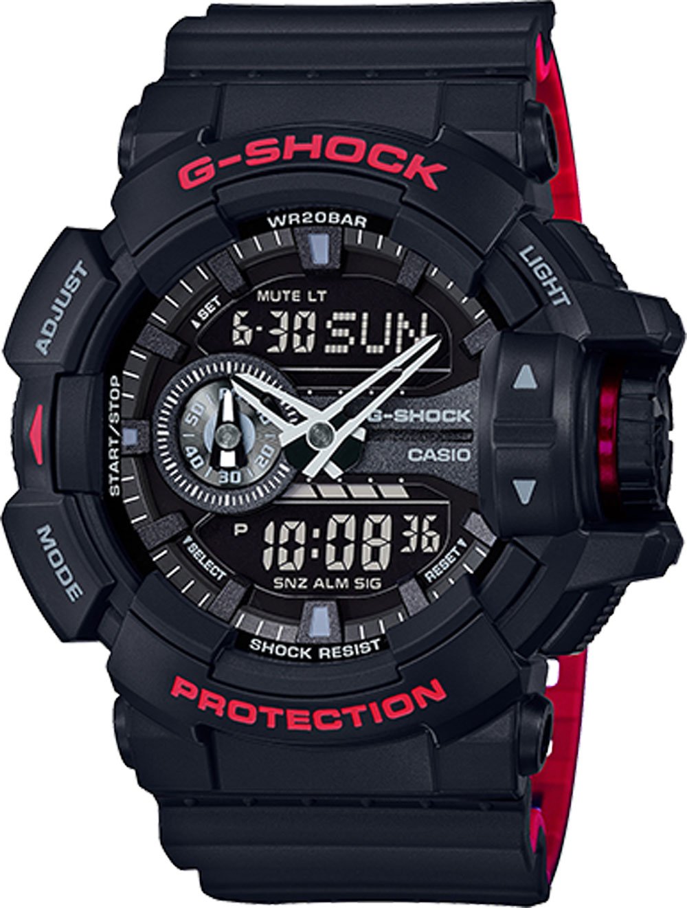 G-Shock Black/Red Layer Series Men&#39;s Watch GA400HR-1A