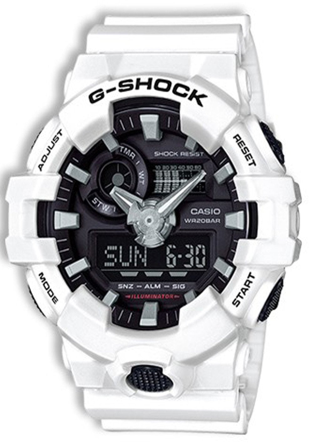 G-Shock White Resin Diving Men&#39;s Watch GA700-7A