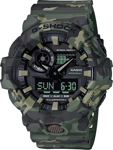 G-Shock Camouflage Series Men&#39;s Watch GA700CM-3A