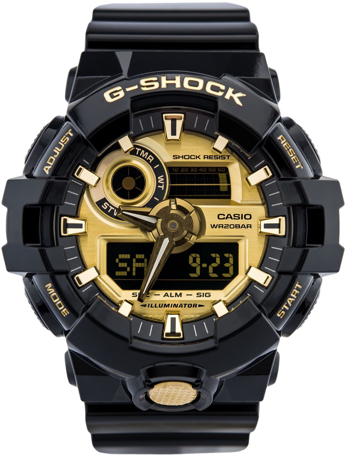 G-Shock Black Rubber Sport Men&#39;s Watch GA710GB-1A
