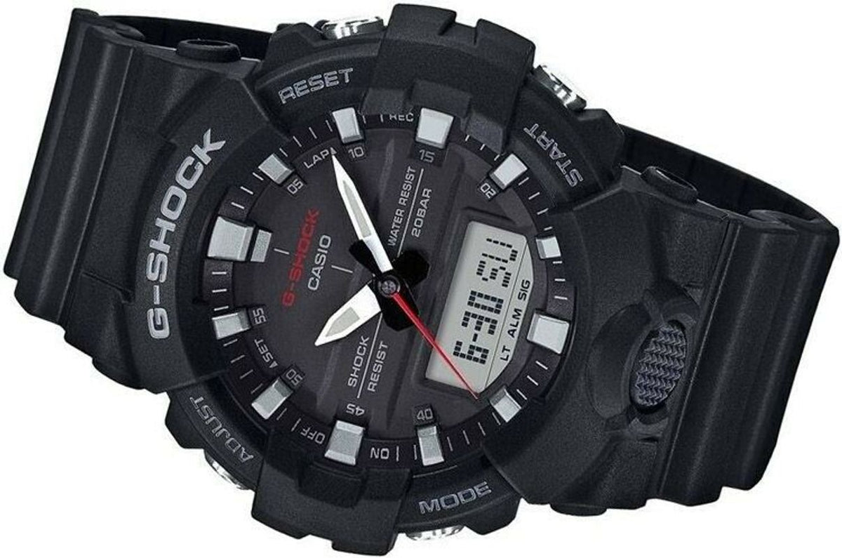 G-Shock Black Resin Sport Men&#39;s Watch GA800-1A