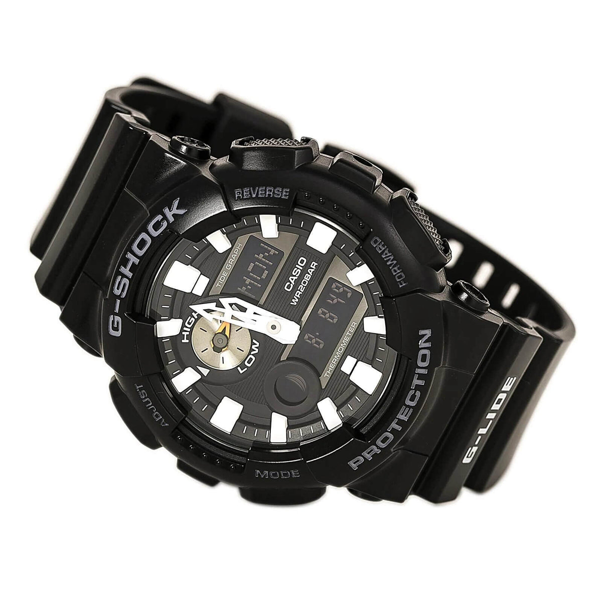 G-Shock G-Lide Black Plastic Sport Men&#39;s Watch GAX100B-1A
