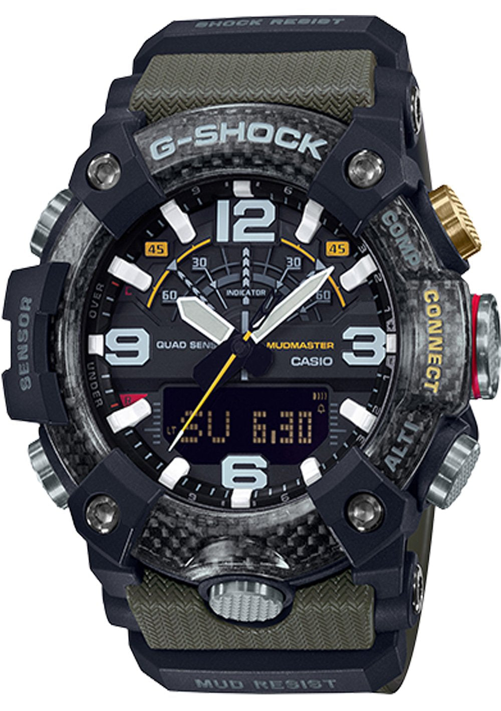 G-Shock Carbon New Mudmaster Men&#39;s Watch GGB100-1A3
