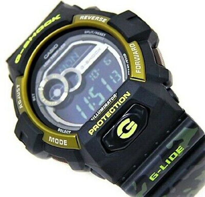 G-Shock G-Lide Series Black Digital Dial Men&#39;s Watch GLS8900CM-1