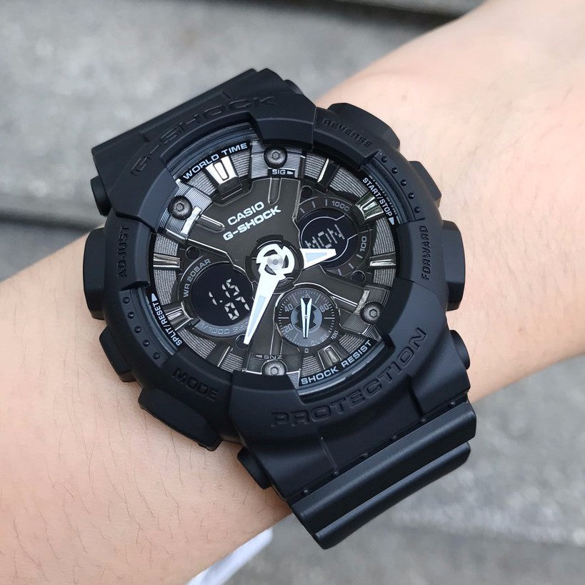 G-Shock Black Dial Resin Women&#39;s Watch GMAS120MF-1A