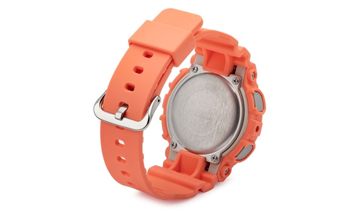G-Shock S Series Step Tracker Orange Women&#39;s Watch GMAS130VC-4A