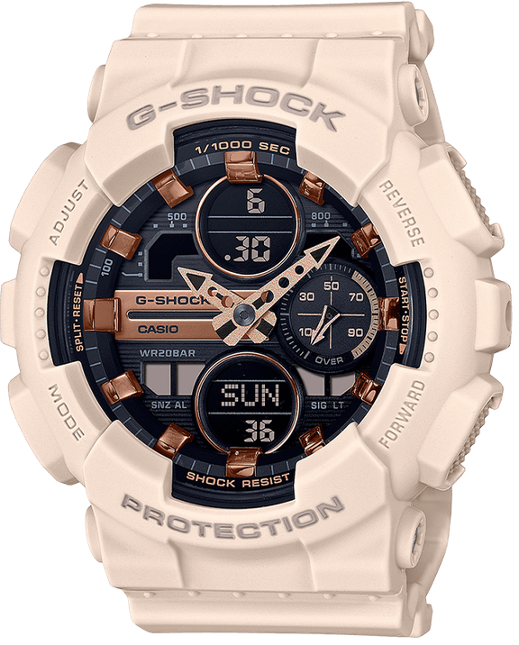 G-Shock Pink Tone Women&#39;s Watch GMAS140M-4A