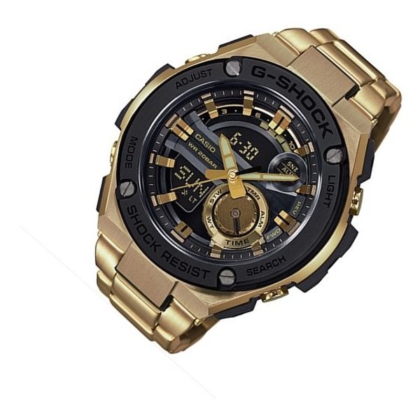 G-Shock G-Steel 2nd Gen 3D Ana-Digital Men&#39;s Watch GST210GD-1A
