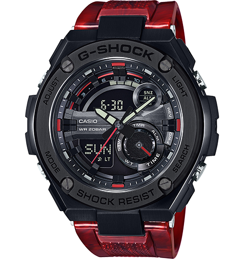 G-Shock G-Steel Black Resin Men&#39;s Watch GST210M-4A
