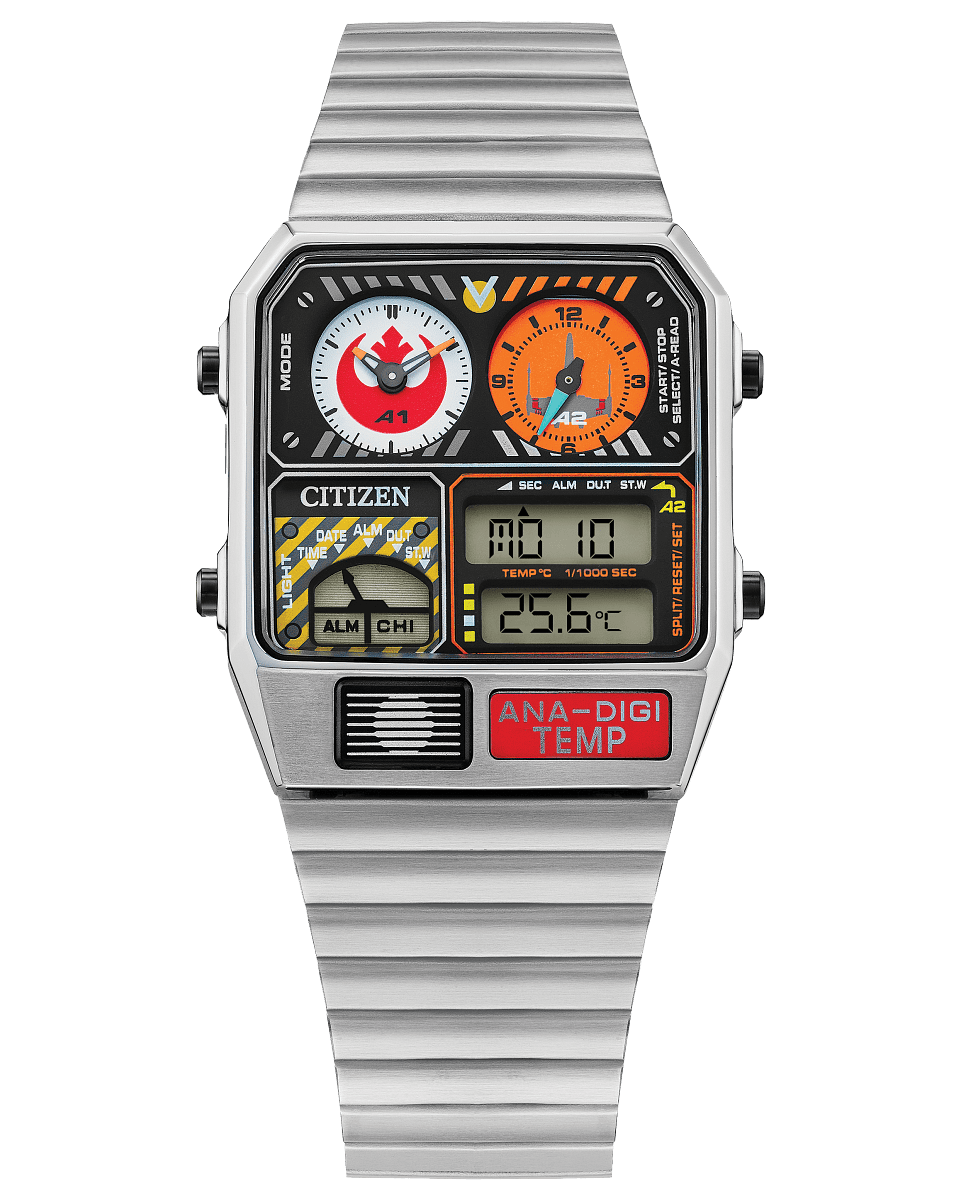 Citizen Star Wars Rebel Pilot Analog-Digital Men&#39;s Watch JG2108-52W