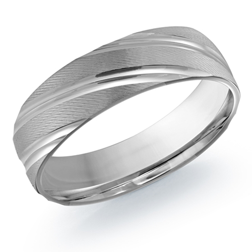 10, 14 Karat 6mm Solid Gold High Polish Rounded Lux Band