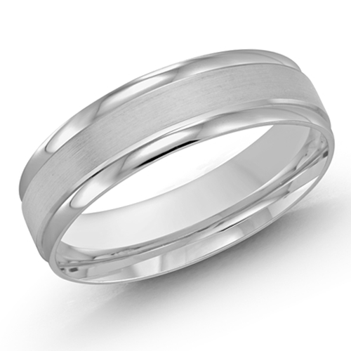 10, 14 Karat 6mm Solid Gold High Polish Rounded Lux Band