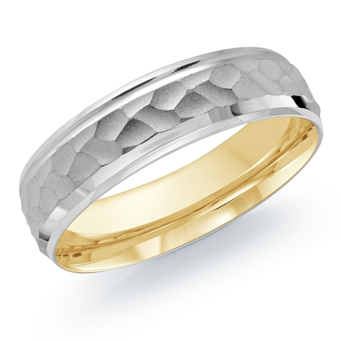 10, 14 Karat 6mm Solid Gold High Polish Rounded Lux Band