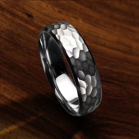 10, 14 Karat 8mm Solid Gold High Polish Rounded Lux Band