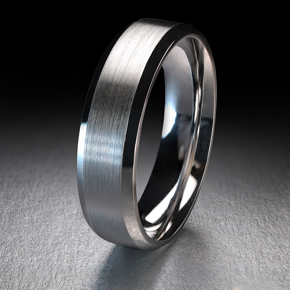 10, 14 Karat 6mm Solid Gold High Polish Rounded Lux Band