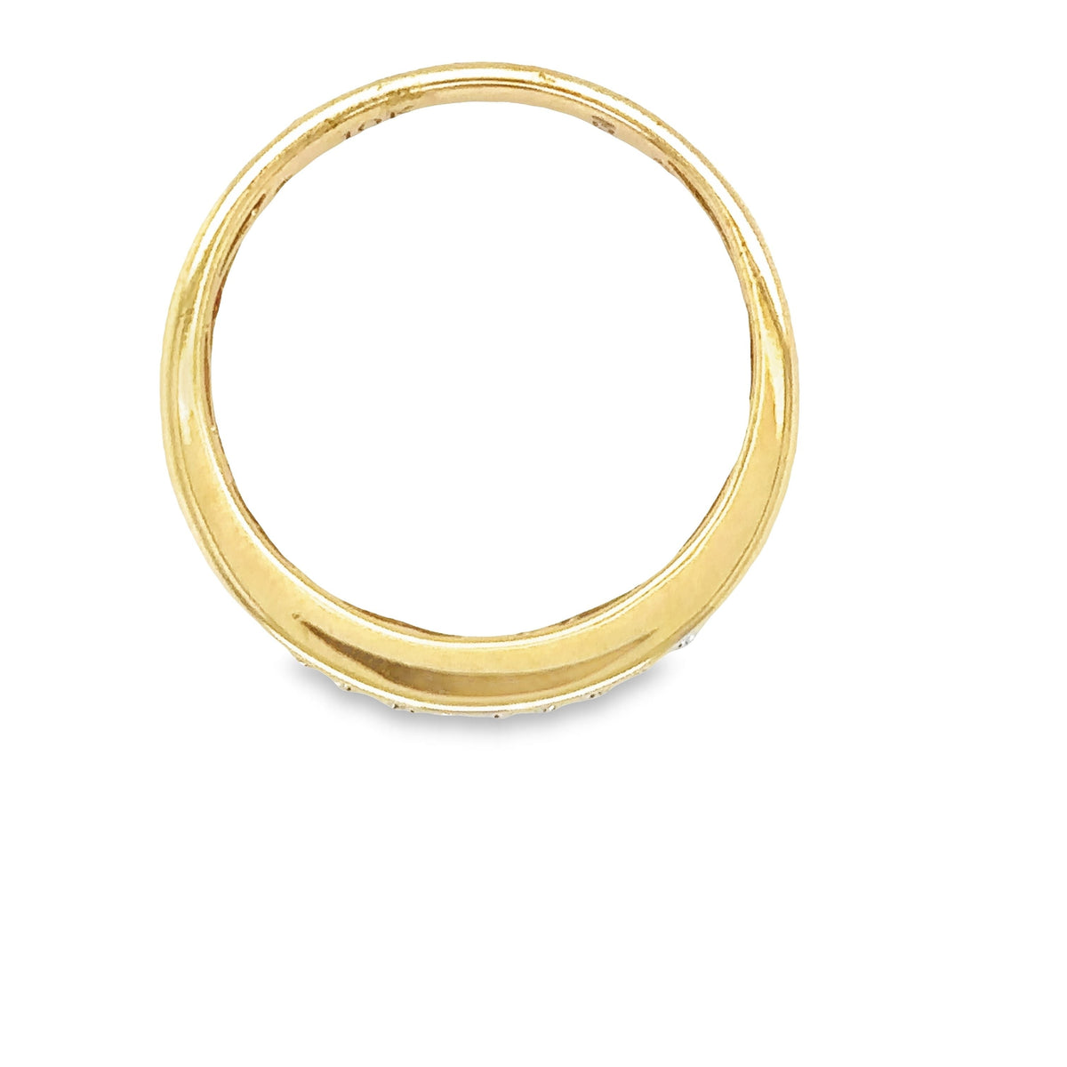 10K Yellow Gold 0.40TDW Diamond Men&#39;s Band