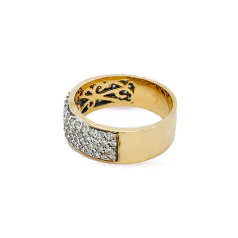 10K Yellow Gold 1.00TDW Diamond Anniversary Band