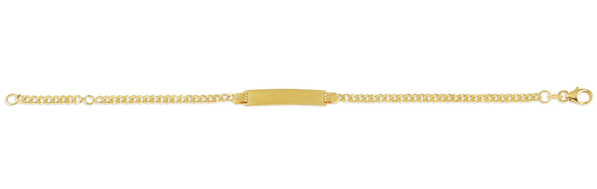 10K Yellow Gold Curb Link Bracelet