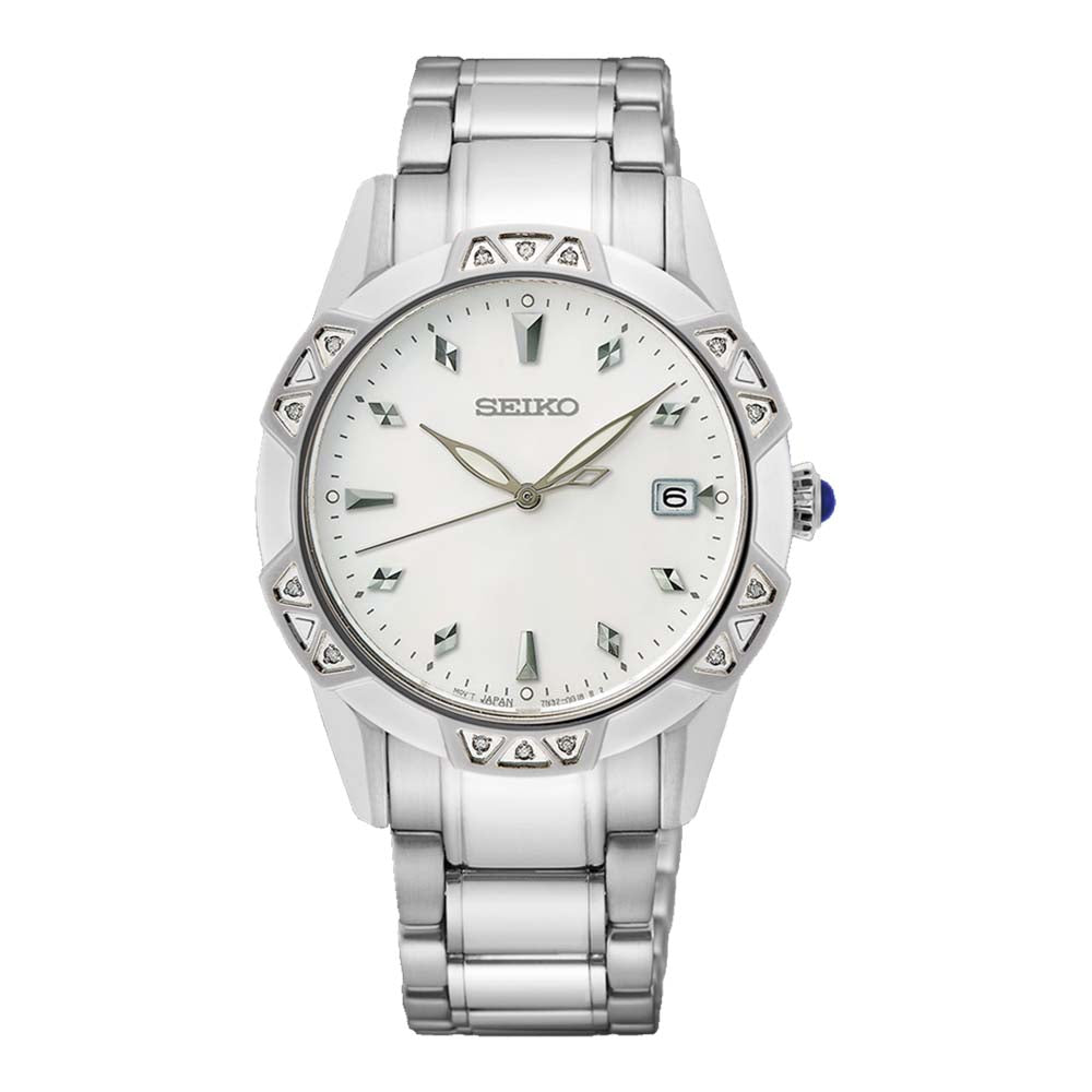 Seiko Diamond Quartz Women&#39;s Watch SKK727