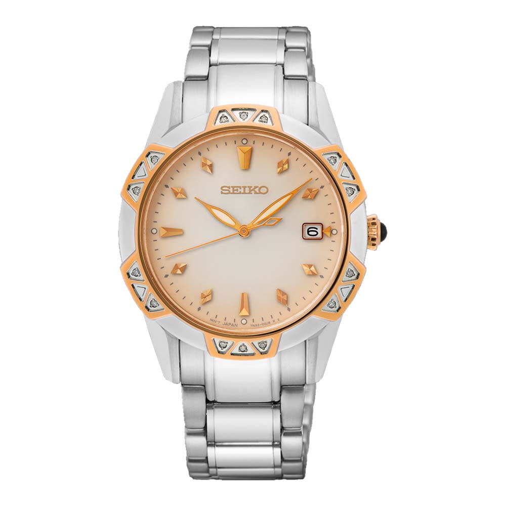 Seiko Diamond Quartz Women&#39;s Watch SKK730
