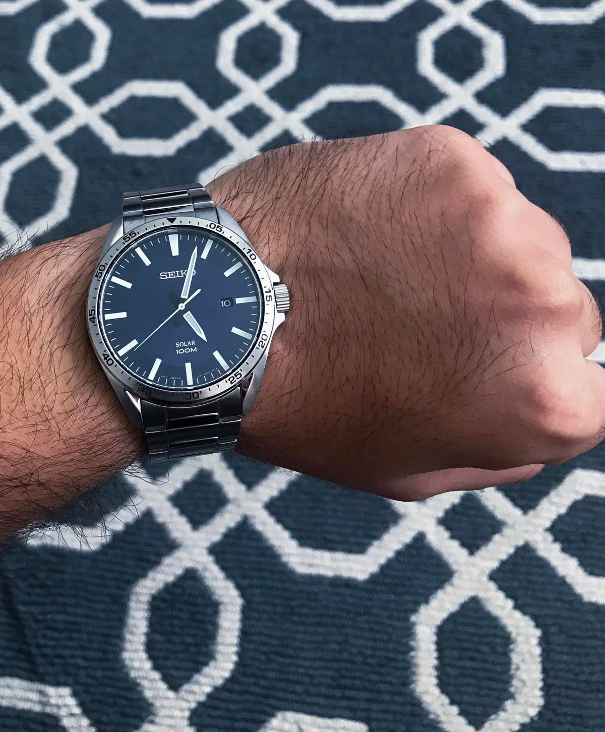 Seiko Solar Mens Watch SNE483