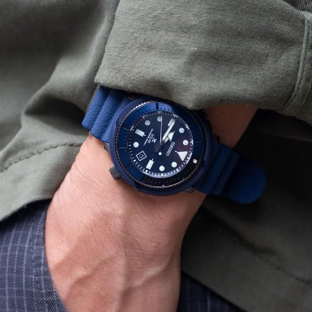 Seiko Prospex Street Sports Solar Diver&#39;s 200M Blue Dial Men&#39;s Watch SNE533P1
