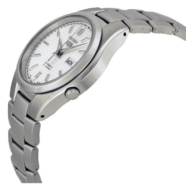 Seiko 5 Sports Automatic Silver Dial Men&#39;s Watch SNK601