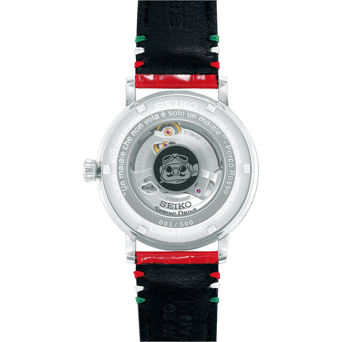 Seiko Presage PORCO ROSSO Limited Edition Spring Drive Men&#39;s Watch SNR047J1