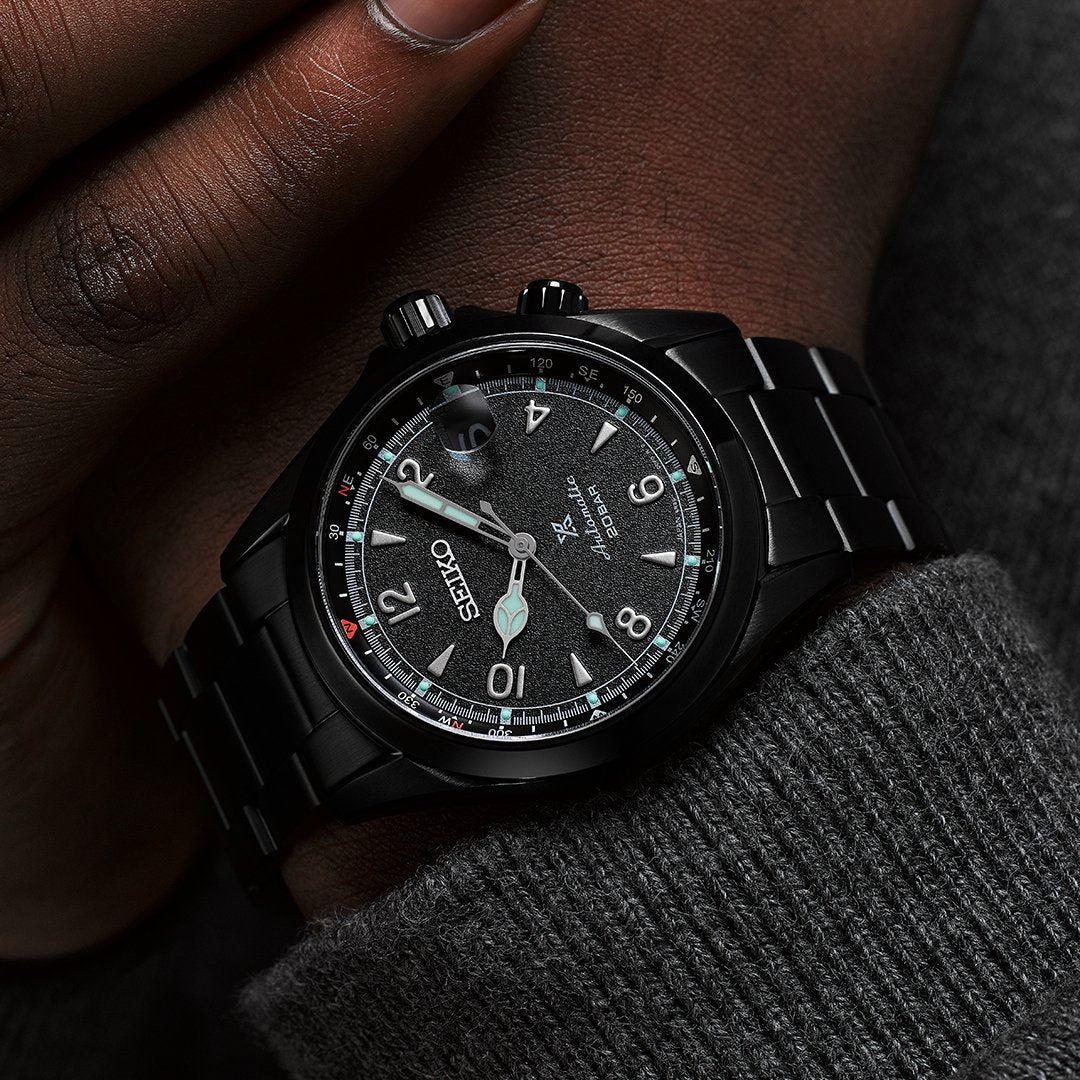 Seiko Prospex Black Series Night Alpinist Limited Edition Automatic Mens Watch SPB337J1