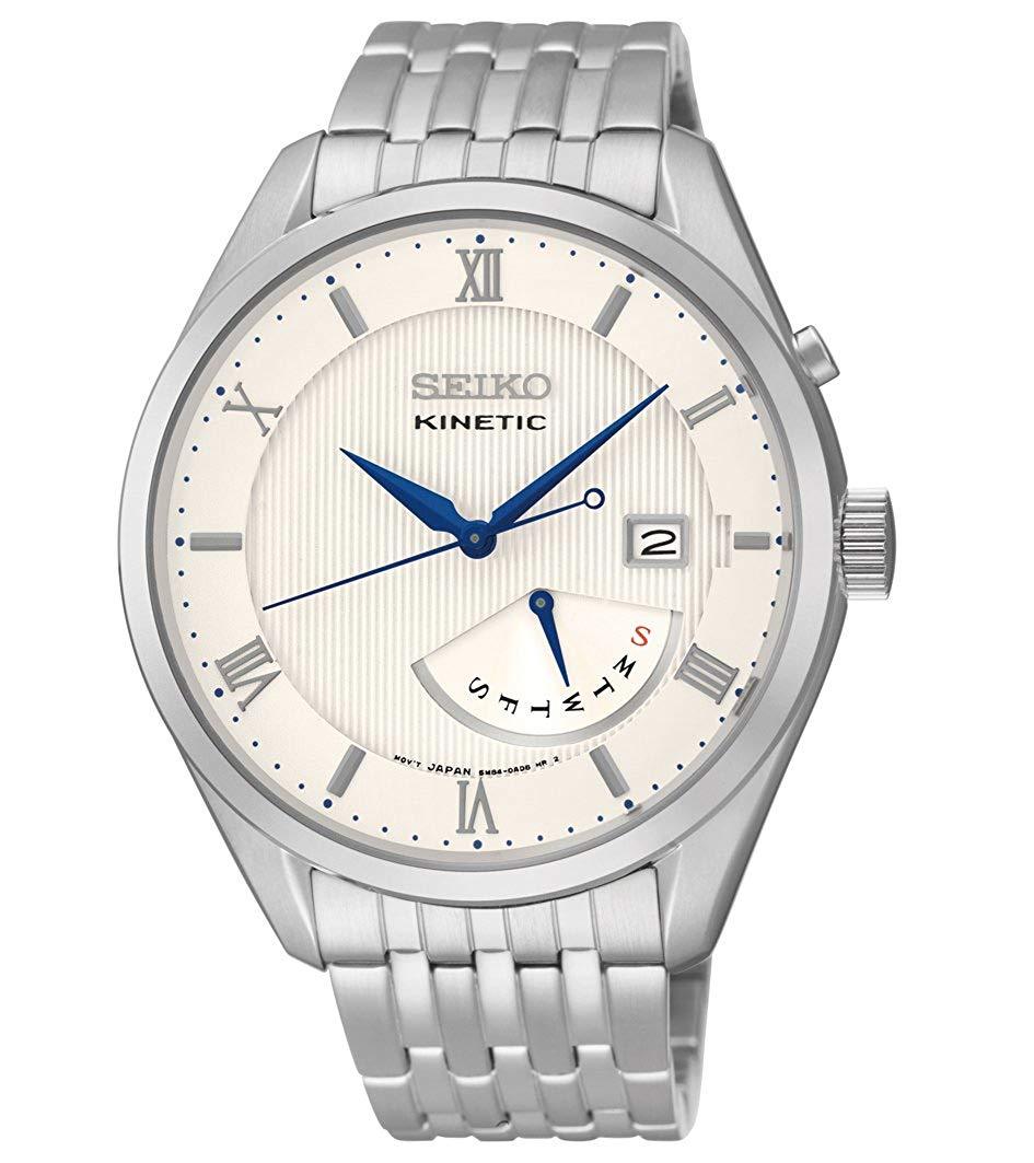 Seiko Kinetic Quartz Mens Watch SRN055