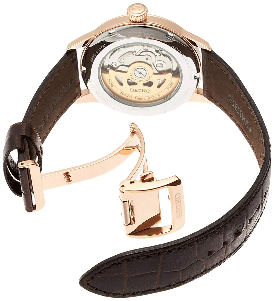 Seiko Presage Automatic Brown Gradient Cocktail Time Men&#39;s Watch SRPB46J1