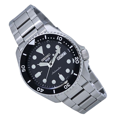 Seiko 5 Sports Automatic Black Dial Men&#39;s Watch SRPD55K1
