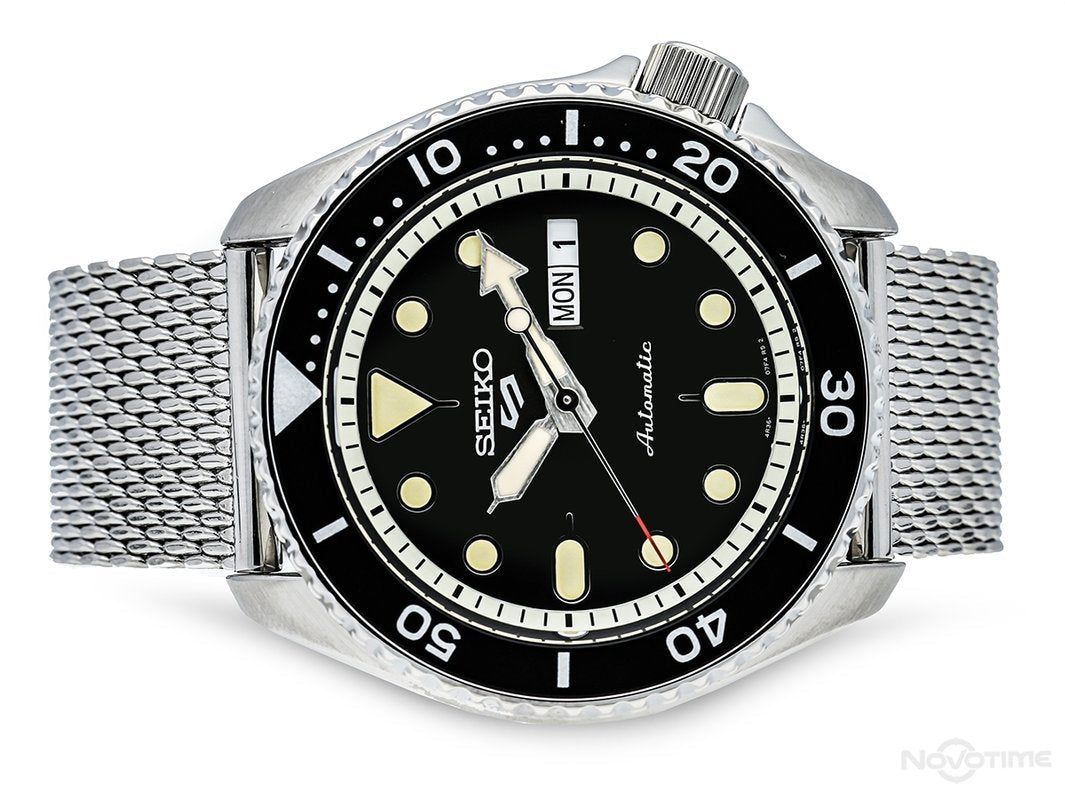 Seiko 5 Sports Automatic Black Dial Men&#39;s Watch SRPD73K1
