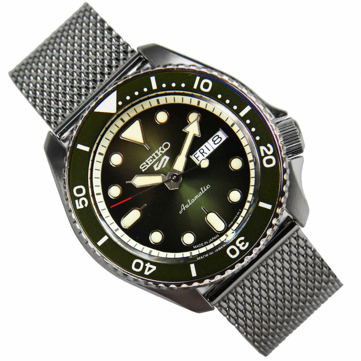 Seiko 5 Sports Automatic Green Dial Men&#39;s Watch SRPD75K1