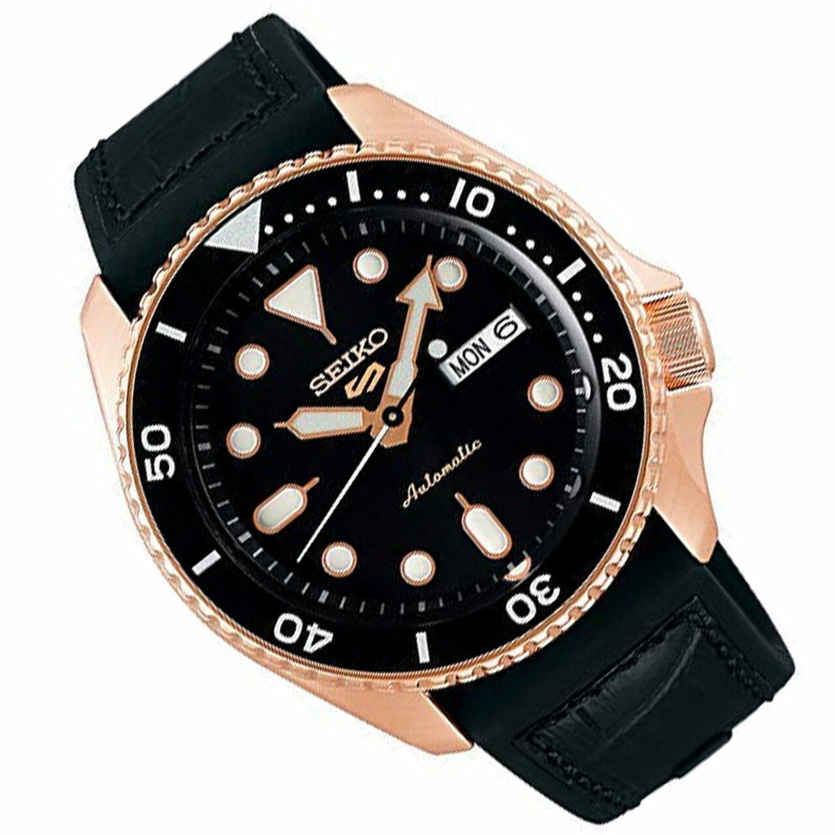Seiko 5 Sports Automatic Black Dial Men&#39;s Watch SRPD76K1