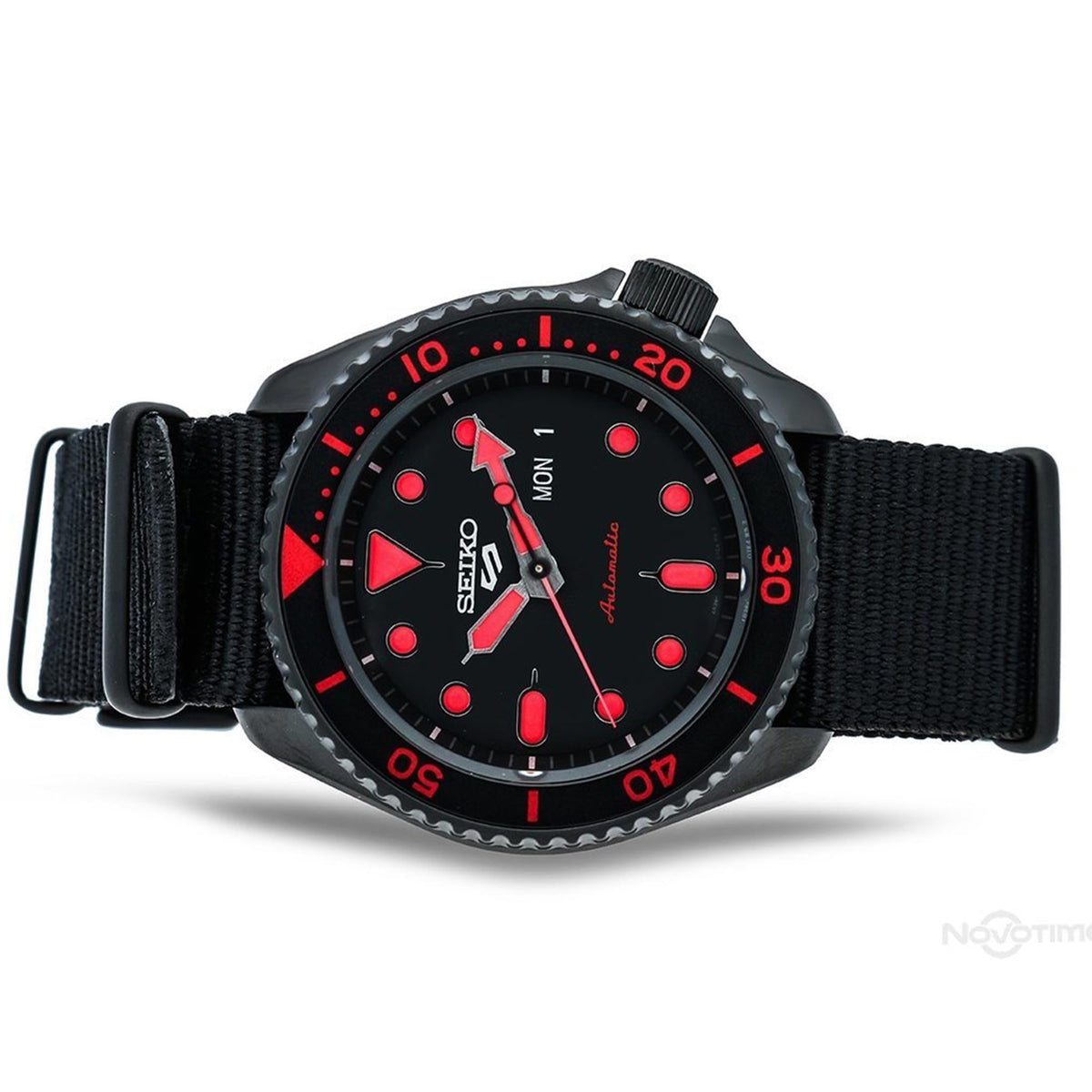 Seiko 5 Sports Automatic Black Dial Men&#39;s Watch SRPD83K1