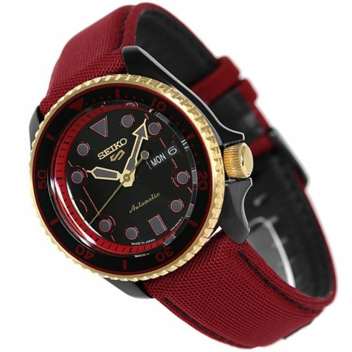Seiko 5 Sports Street Fighter V Limited Edition Ken Men&#39;s Watch SRPF20