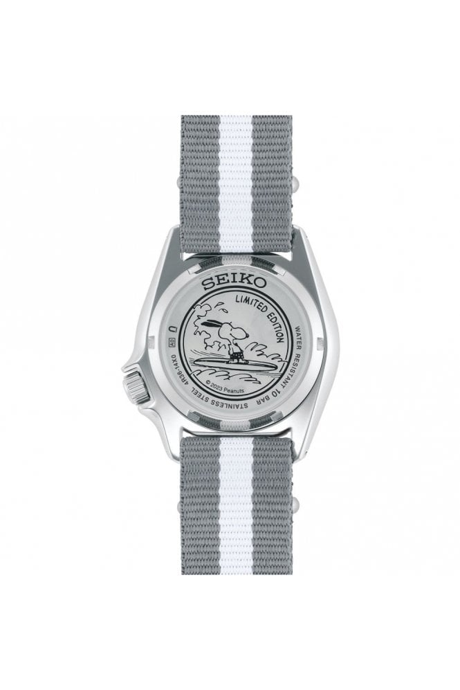 Seiko 5 Sports 55th Anniversary PEANUTS Limited Edition Automatic Men&#39;s Watch SRPK25K1