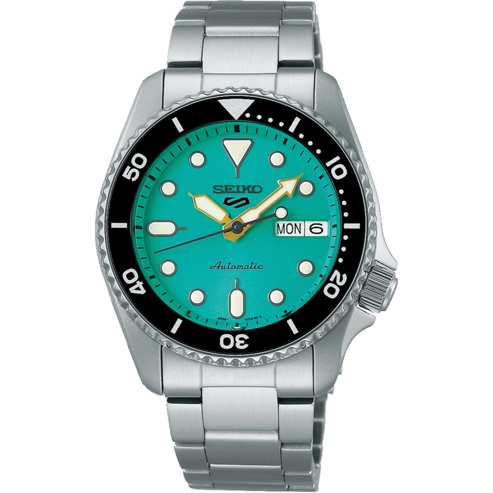 Seiko 5 Sports SKX Midi Teal Automatic Men&#39;s Watch SRPK33K1
