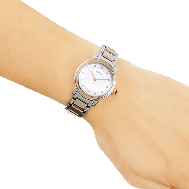 Seiko Discover More Diamond Accent Women’s Watch SRZ480P